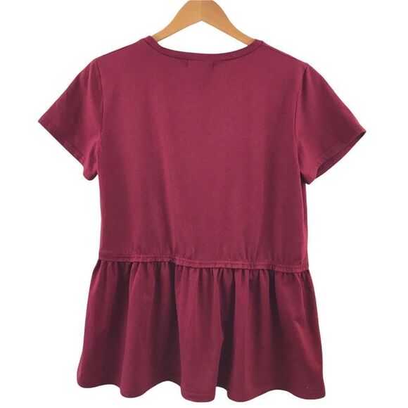 For G and PL wine short sleeve T-shirt Size L - Picture 2 of 7